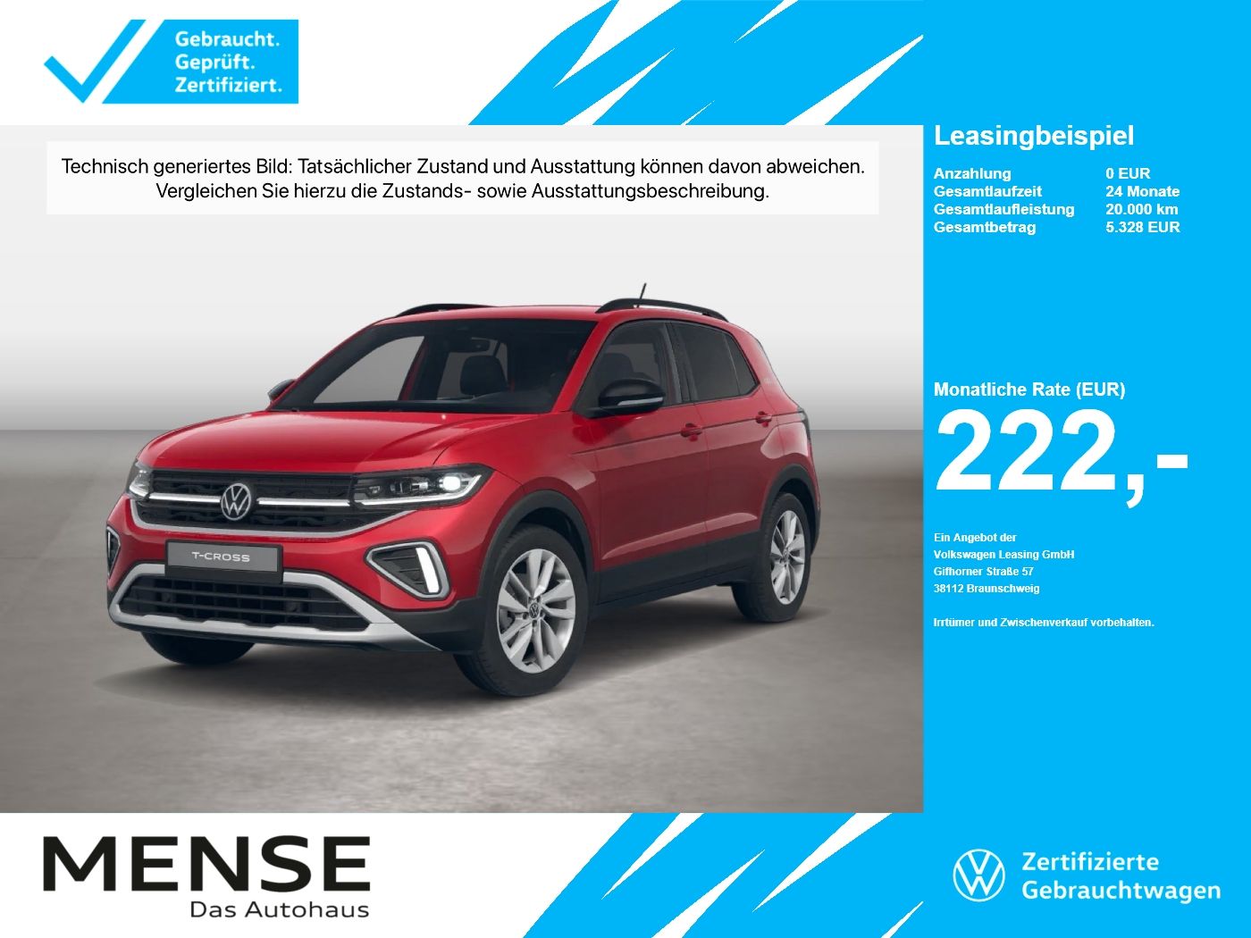Volkswagen T-Cross 1.5TSI DSG Life Goal IQ.Light Matrix ACC