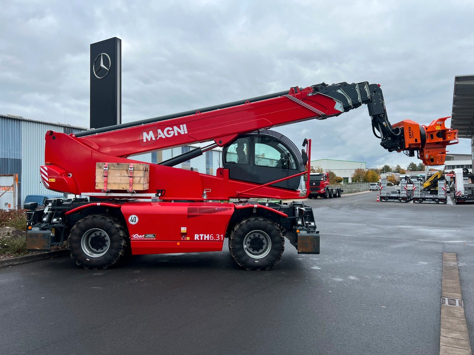 Fahrzeugabbildung Andere Magni RTH 6.31 SH / Fällkran 2 / Westtech CS750