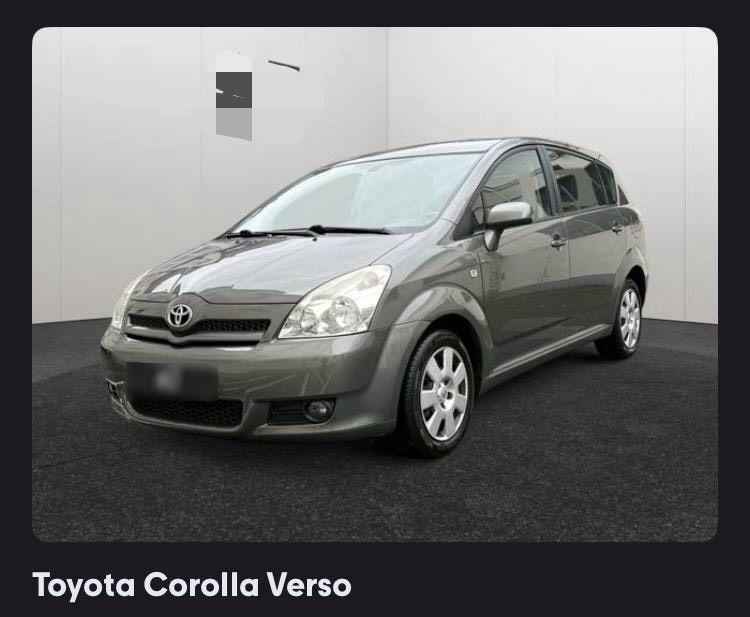 Toyota Verso 2006 — interior