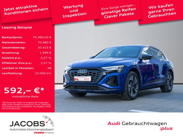 Audi Q8 e-tron 55 2xS line/Black/HuD/360°/ACC/AHK