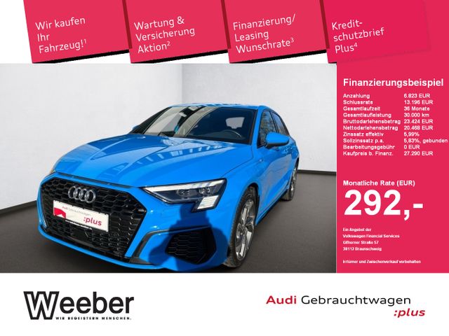 Audi A3 Sportback 40 TFSI e S-Line NAVI*LED*LEDER*AUT