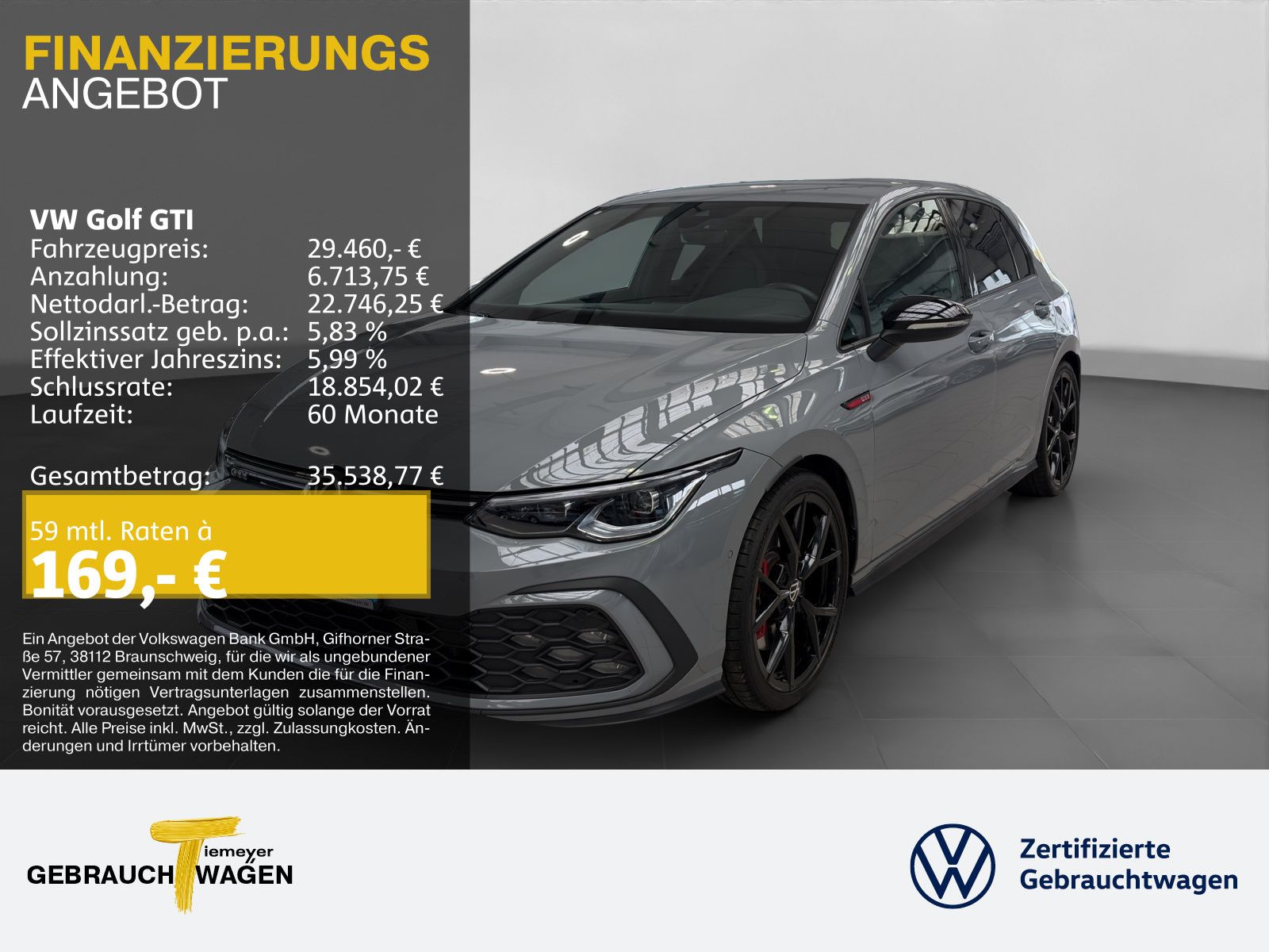 Volkswagen Golf GTI BLACK STYLE MATRIX PDC+ KAMERA LM19