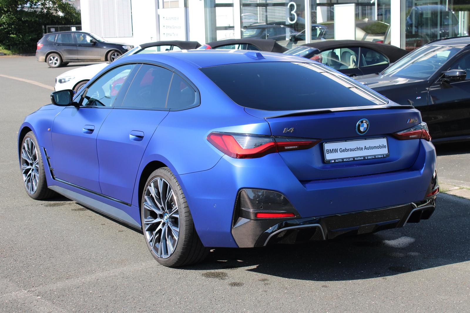 BMW i4 M50 Carbonpaket, Glasdach, AHK