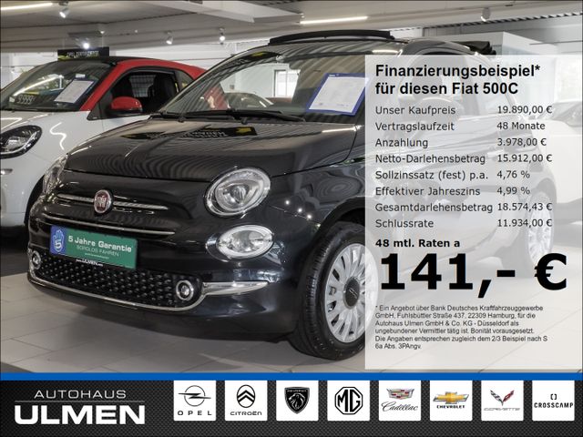 Fiat 500C Dolcevita 1.0 Mild Hybrid Cabrio Navigation