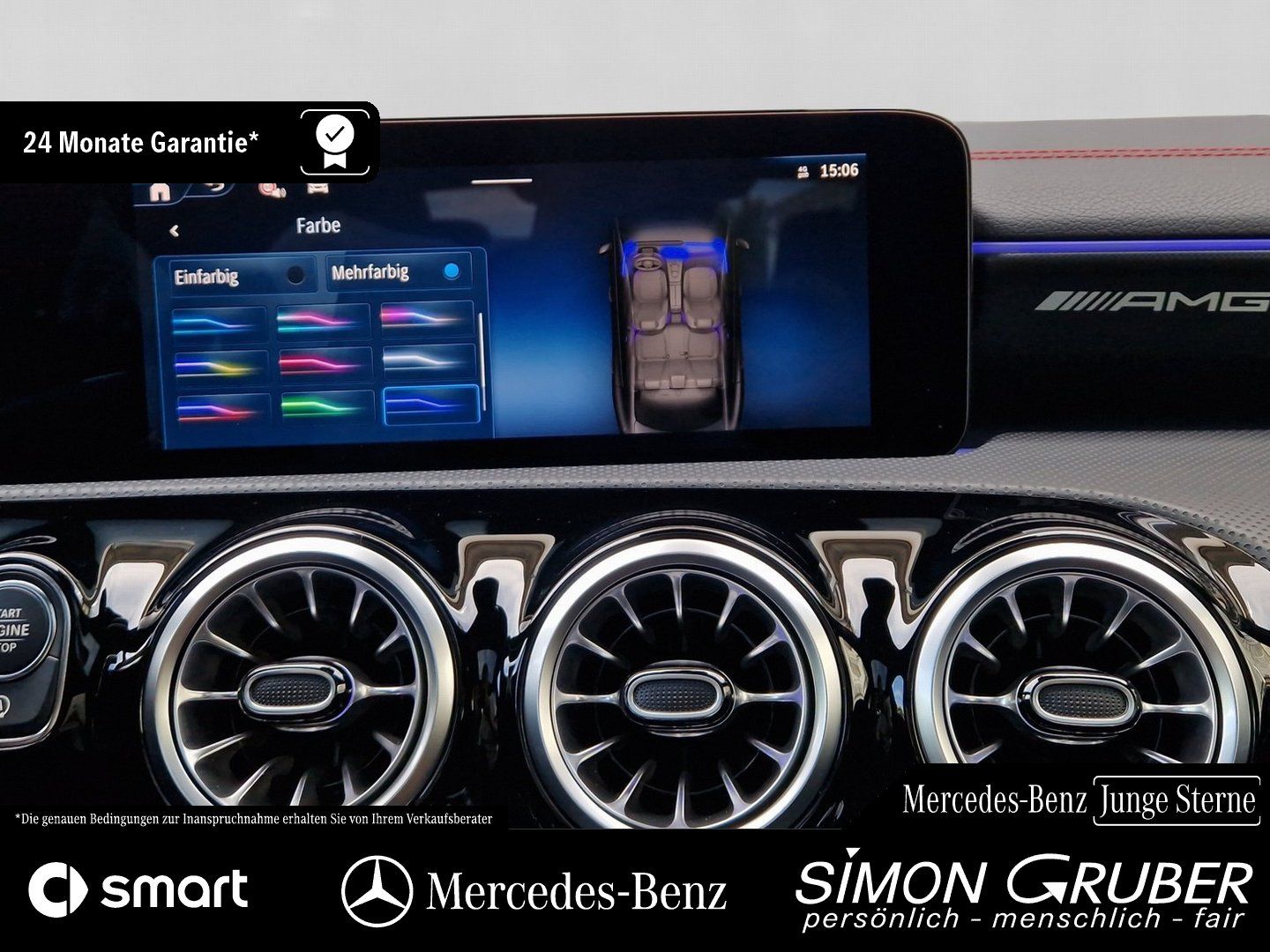 Fahrzeugabbildung Mercedes-Benz CLA 45 S 4M AMG Aero Burm Pano MBeam 360 drivers