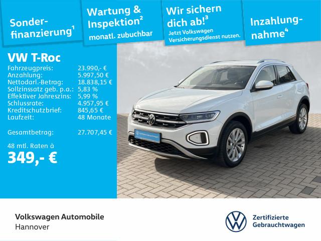 Volkswagen T-Roc 1.5 TSI DSG Style Navi ACC LED Dig.Cockpit