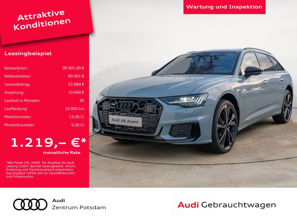 Audi A6 Avant S line 50 TDI quattro AHK MATRIX STANDH