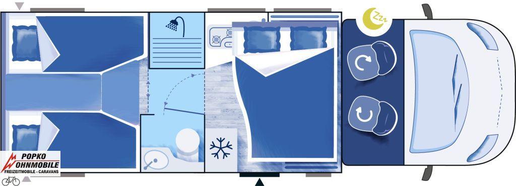 Chausson Teilintegrierte 777GA Titanium Premium VIEL Zube