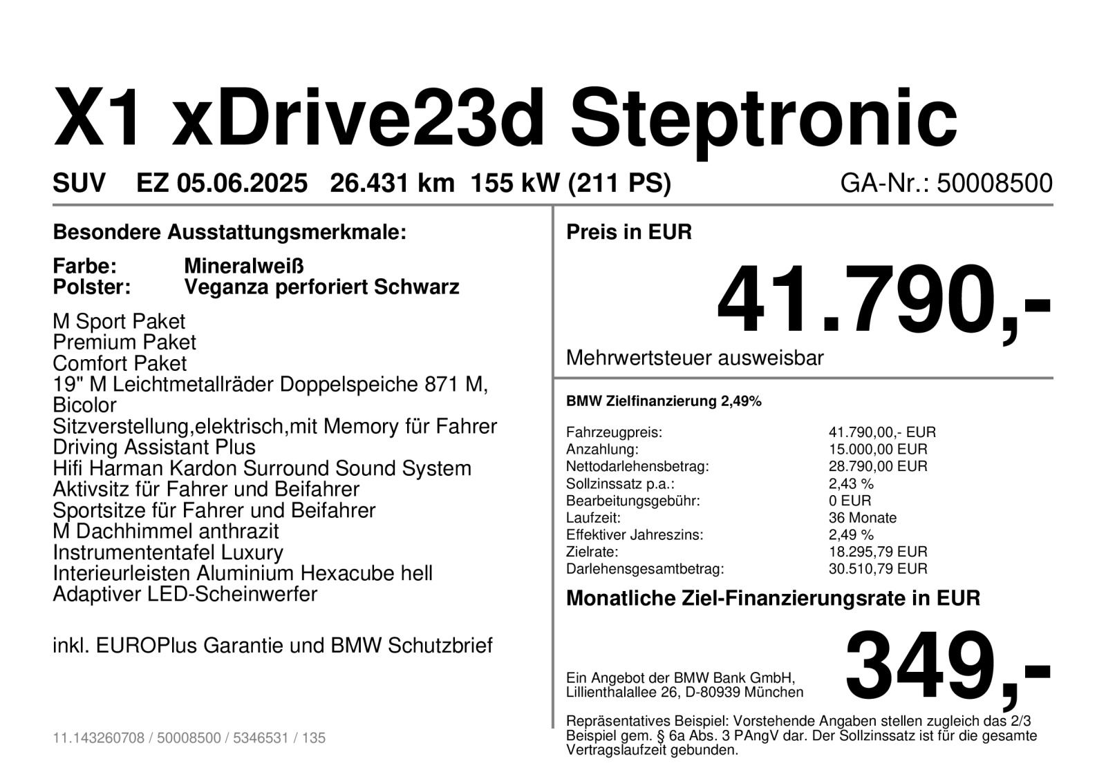BMW X1 xDrive23d Steptronic Navi DSG Tempom.aktiv imagem 2