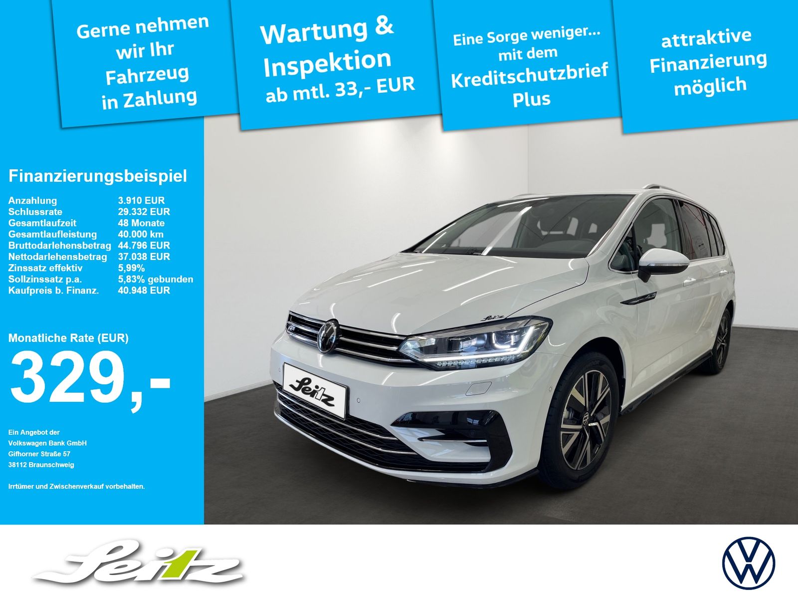 Volkswagen Touran 1.5 TSI Highline AHK NAVI KAMERA foto 1
