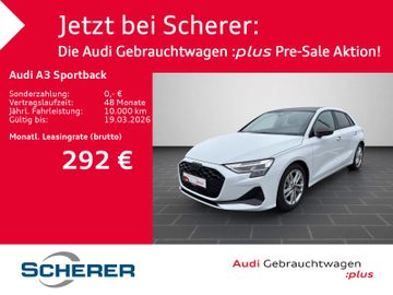 Audi Leasingangebot: Audi A3 Sportback 30 TFSI advanced S tronic PANO CARB