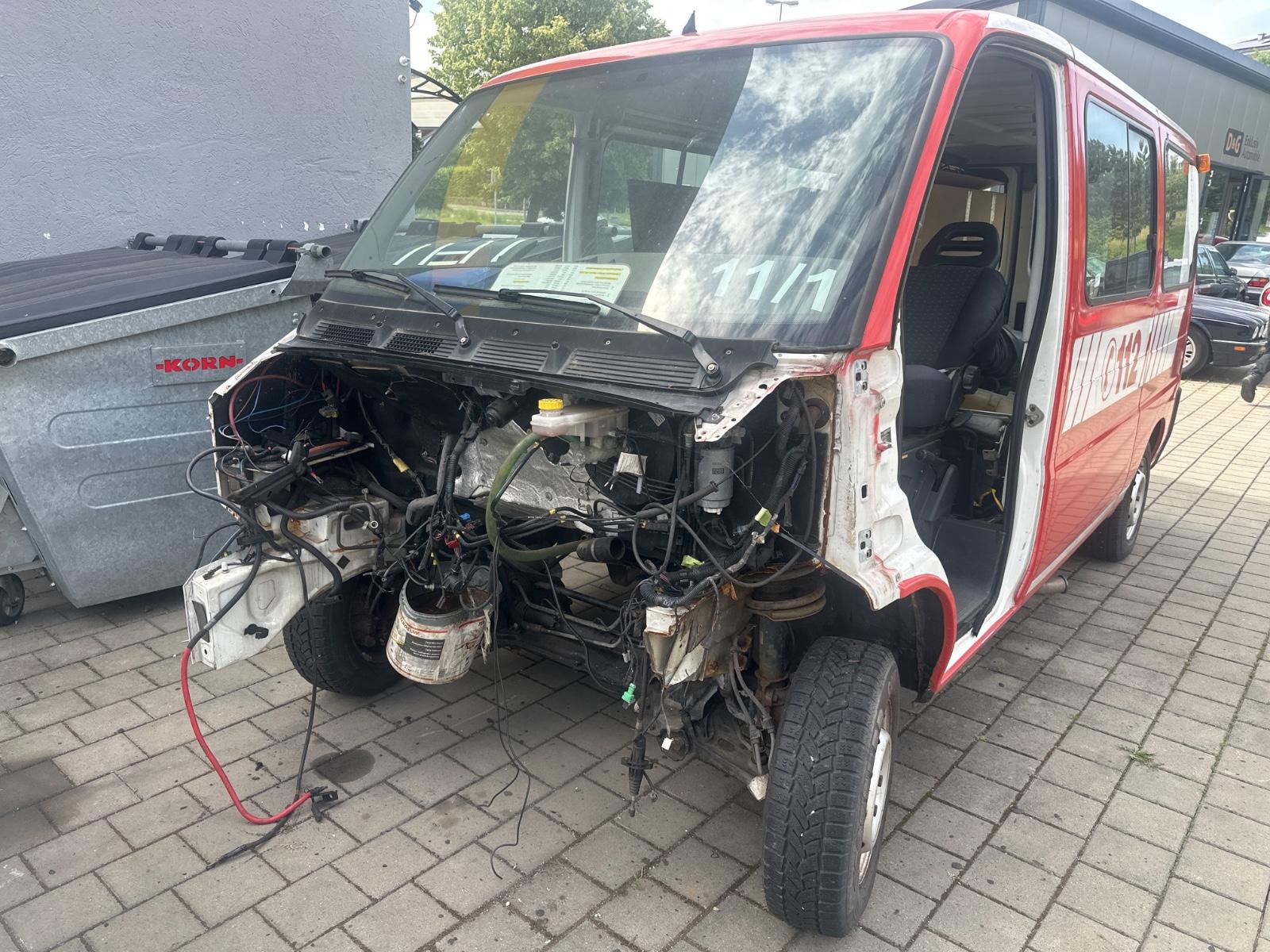 Fiat Ducato Fensterbus 9 Sitzer Ohne Motor/Getriebe