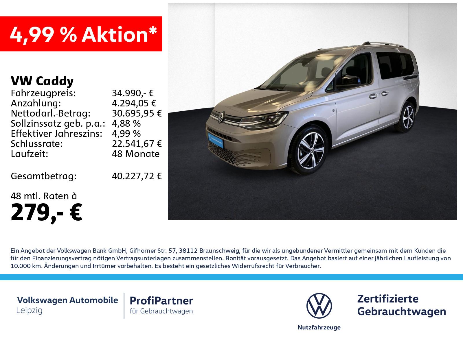 Volkswagen Caddy 2.0 TDI Goal *Standhzg.*vorb.AHK*AGR-Sitze