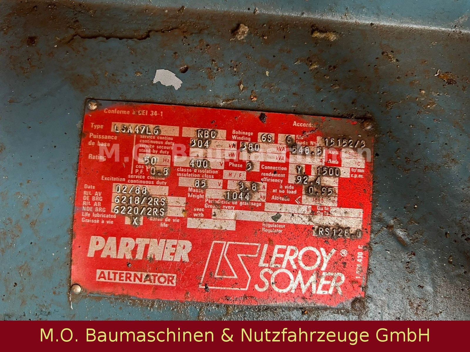 Fahrzeugabbildung Andere Bob 4492 /365 Kva/ Generator / Perkins