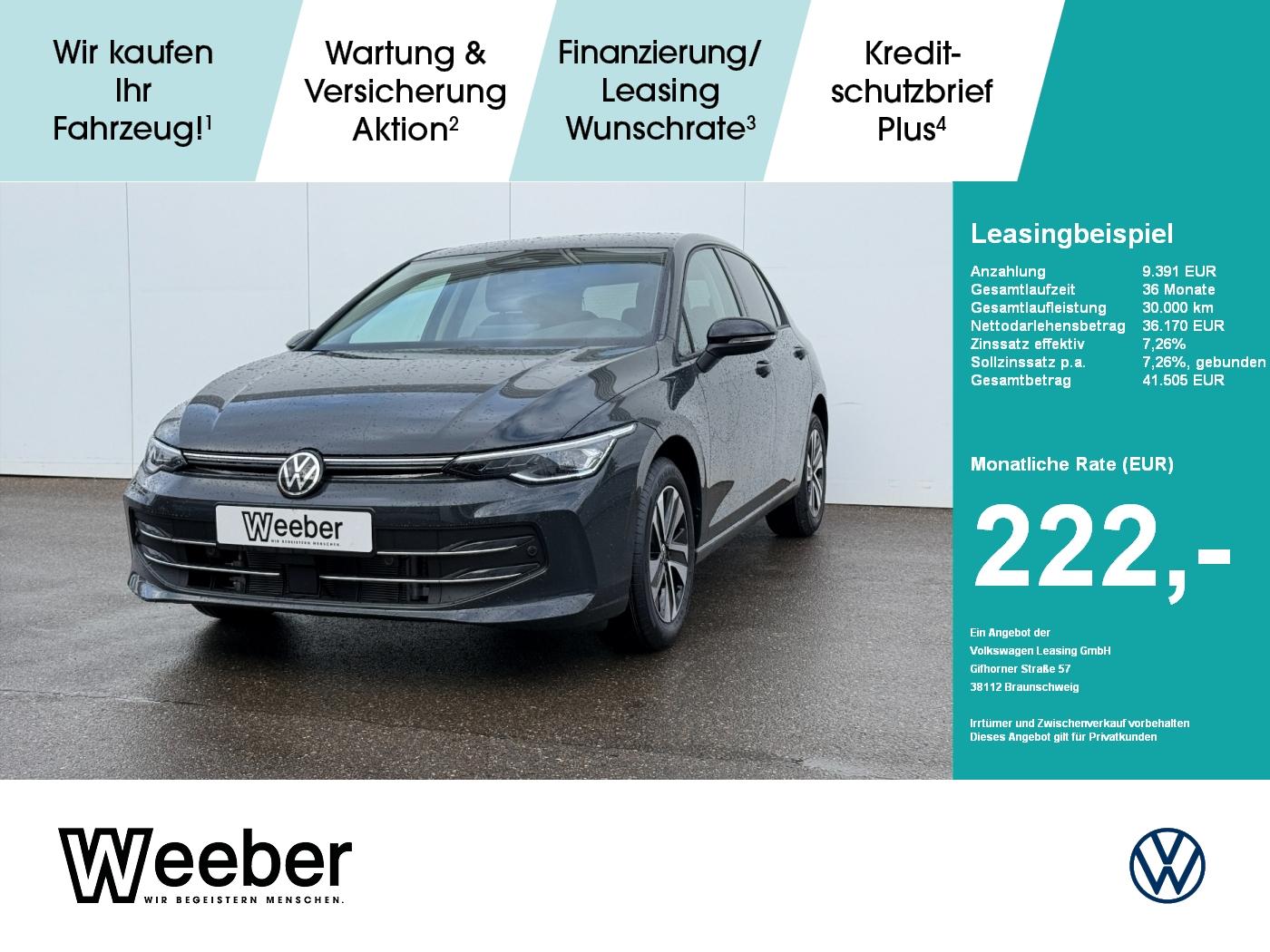 Volkswagen Golf 1.5 l eTSI DSG Energy Navi LED Kamera