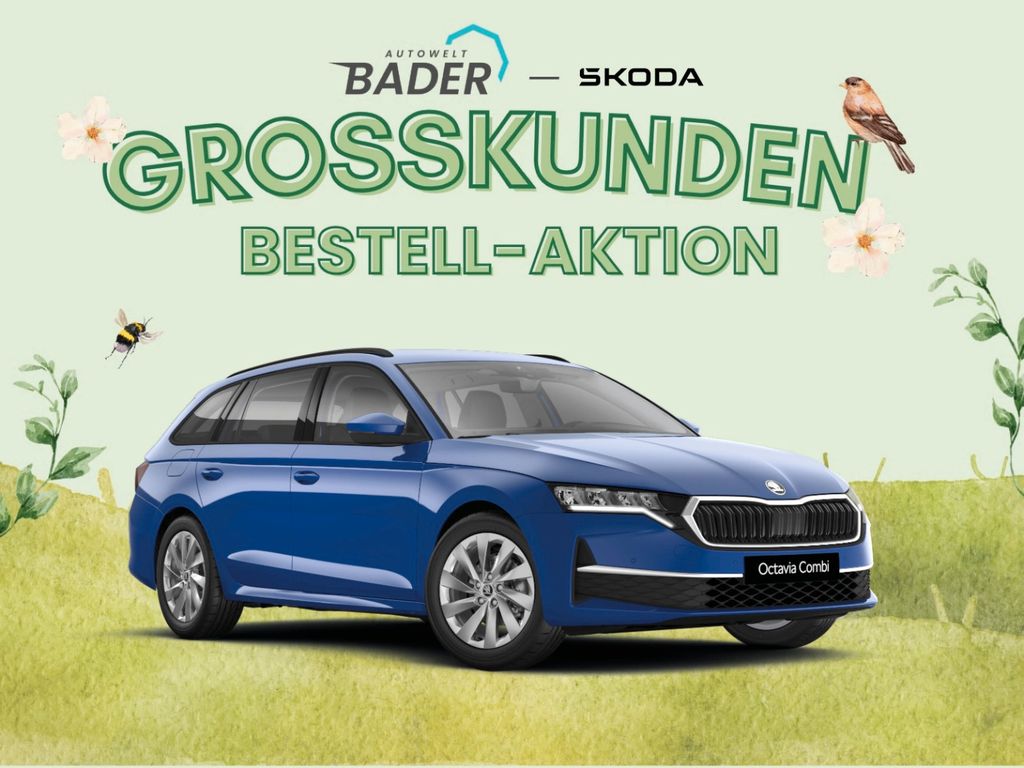 Abbildung Leasingangebot Skoda Octavia Combi Großkunden-Aktion AUTOWELT-BADER!