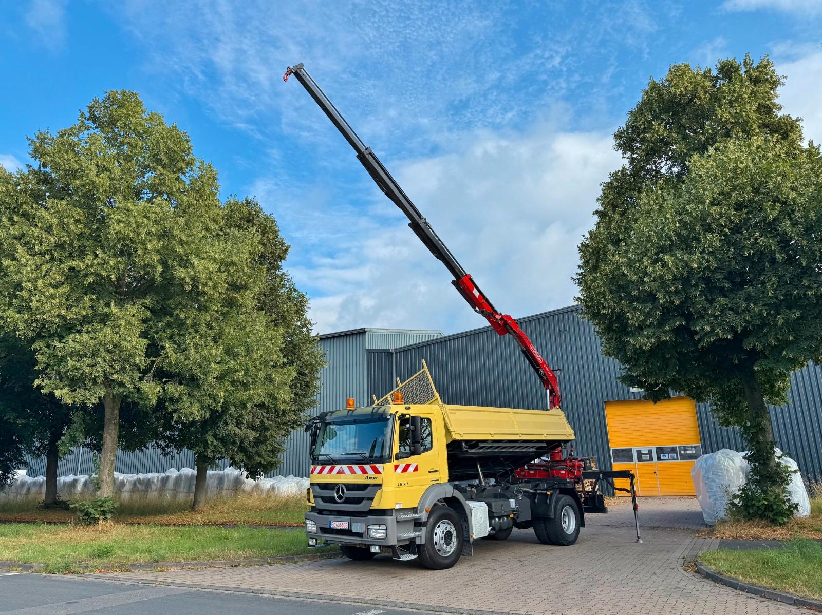 Mercedes-Benz Axor 1833 - 130 TKm - EEV- Kran FASSI