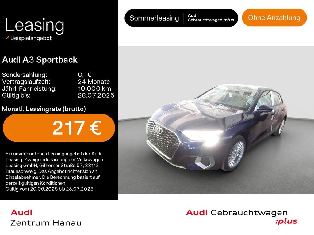Audi A3 Sportback 35 TFSI advanced*NAVI-PLUS*MATRIX*V