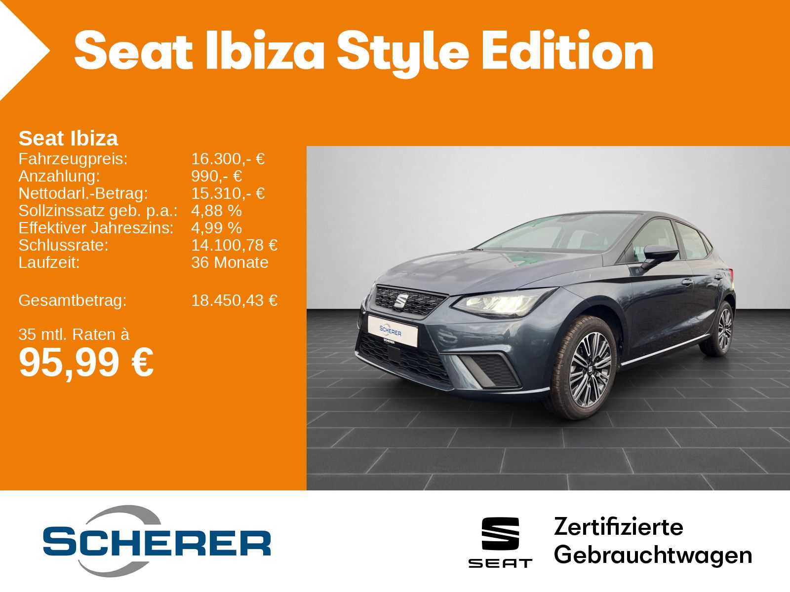Seat Ibiza Style Style 1.0 TSI CARPLAY SHZ LED PDC AL