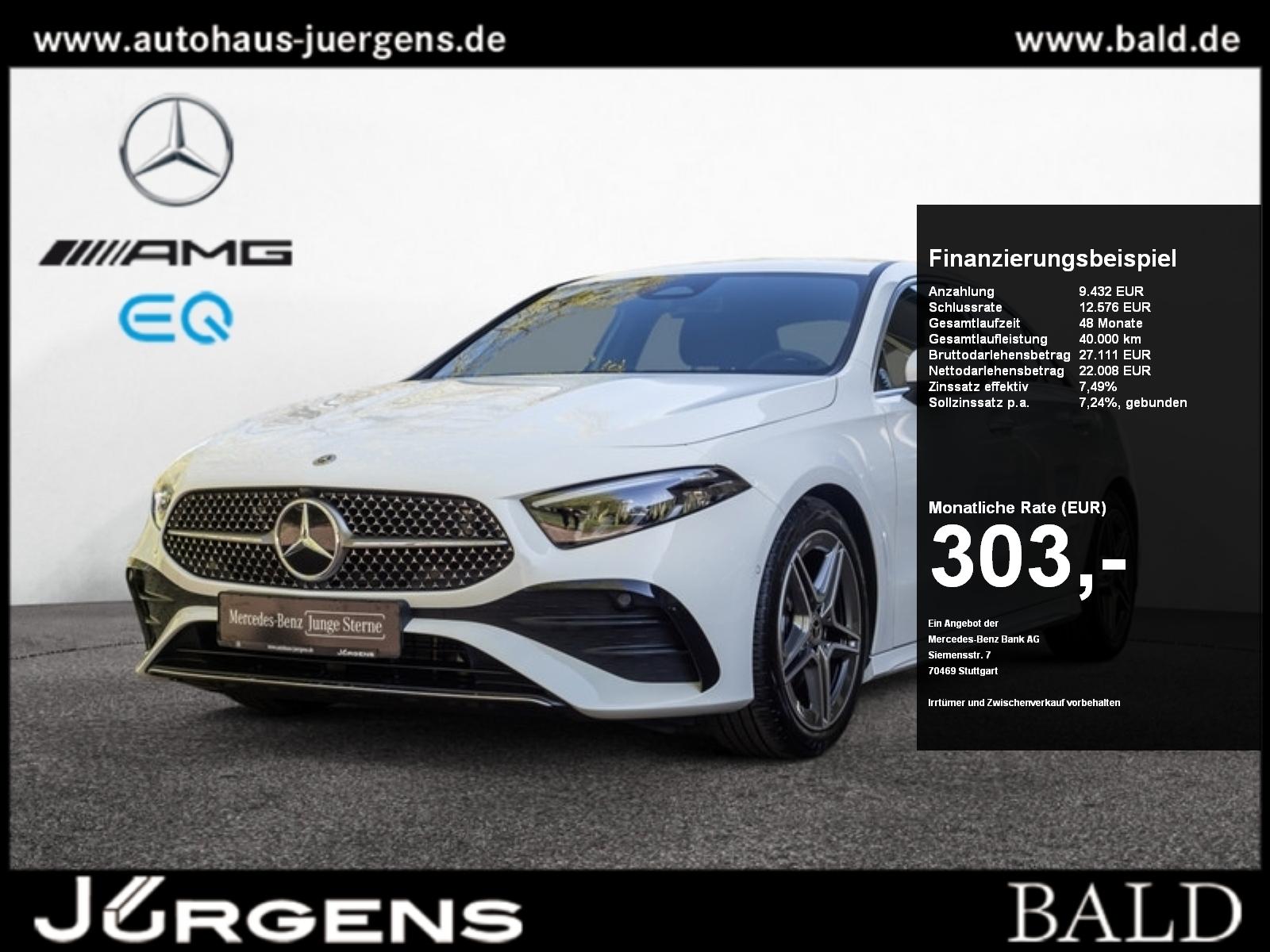 Mercedes-Benz A 180 Limo AMG-Sport/LED/Cam/Keyl/Ambiente/SHZ