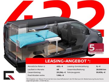 Nissan Leasingangebot: Nissan Primastar SEASIDE Revotion/Dethleffs dCi170 DCT