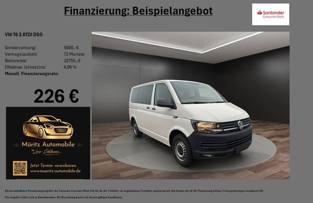 Volkswagen T6 2.0TDI DSG Standhzg/Nav/AHK/3,2to.