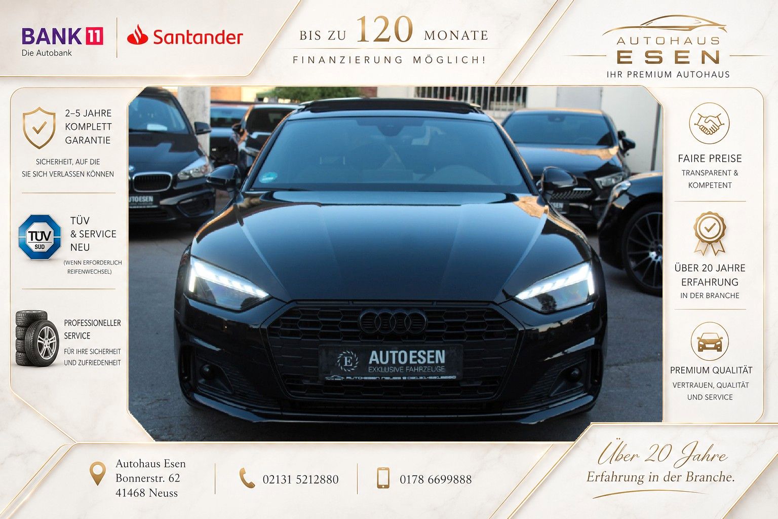 Audi A5 40 TDI S tronic S LINE PANO MATRIX Fin. 4,9% foto 1