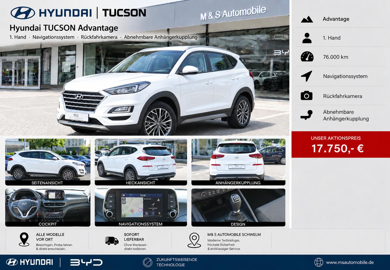 Hyundai Tucson Advantage °1.Hand-Abn.AHK-Cam-Navi°