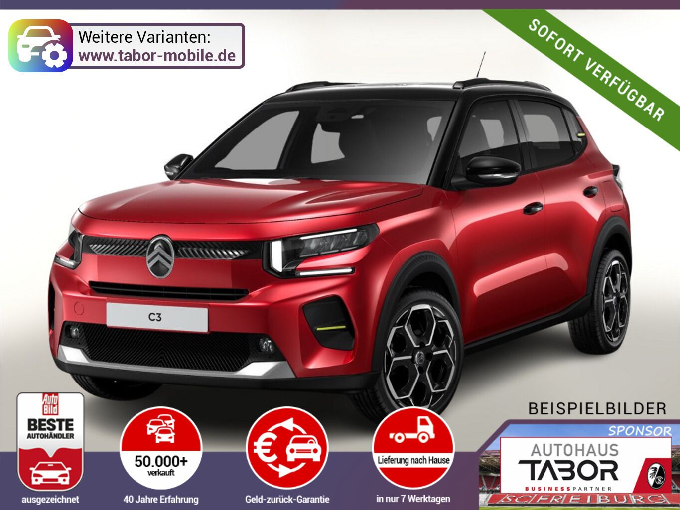 Citroën C3 MAX WinterP Nav Kam PDC LED HUD UVP-24%*