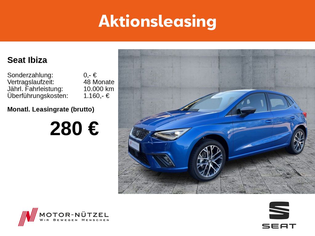 Seat Ibiza *TAGESZULASSUNG* Leasing INKL WINTERREIFEN