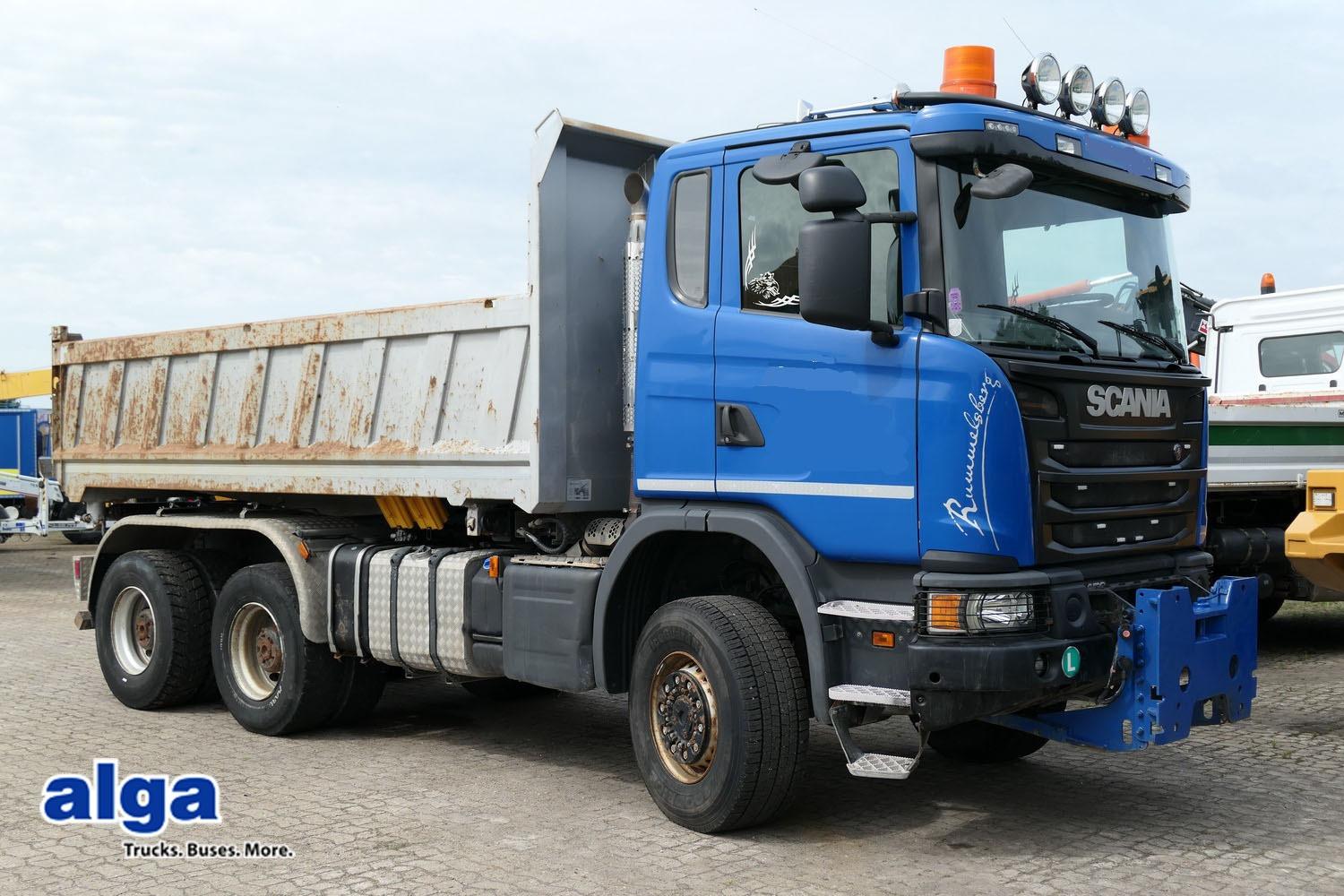 Scania G 450 6x6, Bordmatik, Anbauplatte, AHK, Hydr.,AC