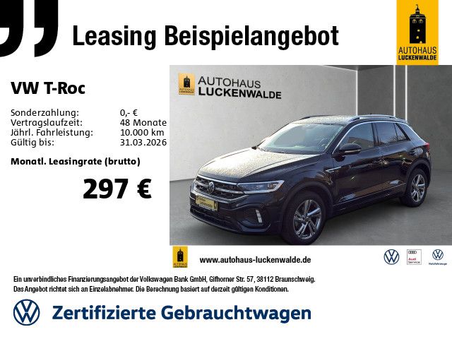 T-Roc 1.5 TSI R-Line DSG *AHK*ACC*NAV*R-CAM*SHZ*