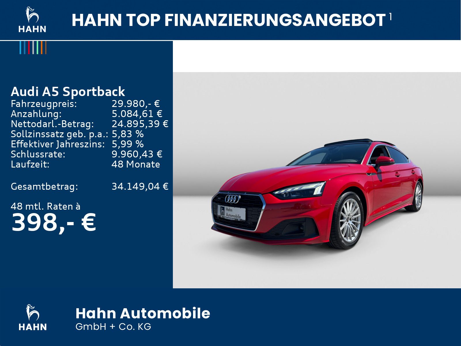 Audi A5 Sportback 40TDI quattro Standh AHK Pano Matri foto 2