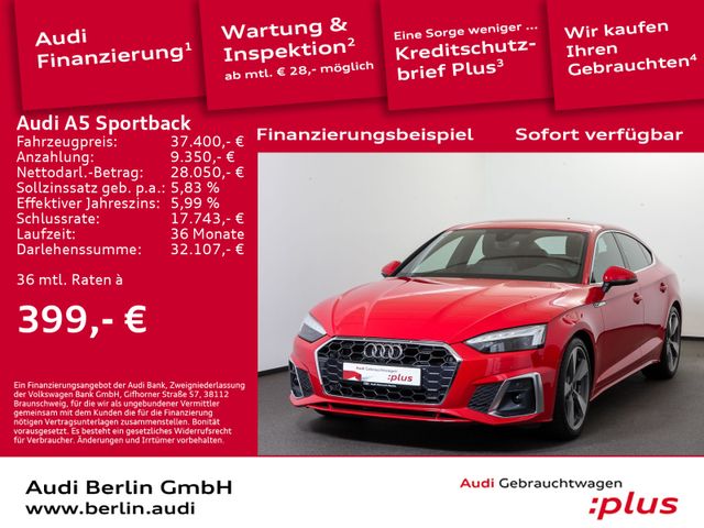 Audi A5 Sportback S line 40 TDI S tr. MATRIX 360°K