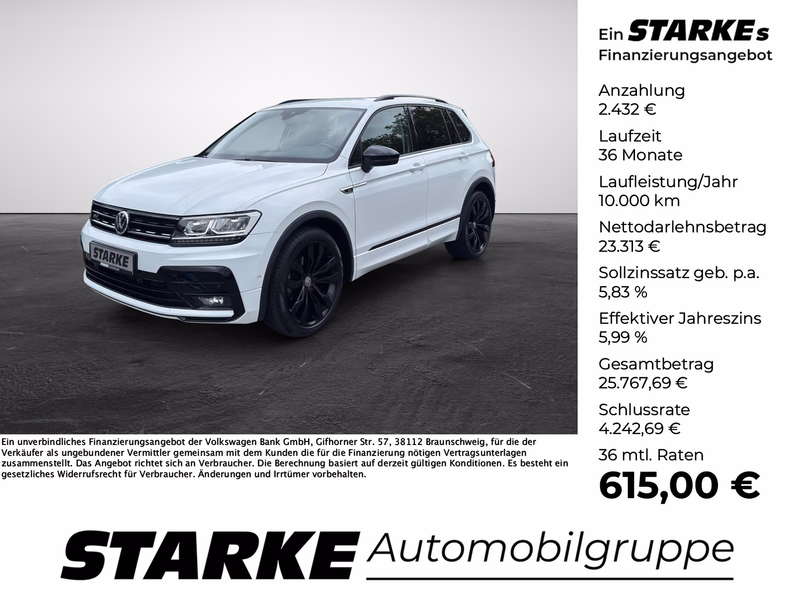 Volkswagen Tiguan 1.5 TSI DSG R-Line Black Style  AHK Navi 