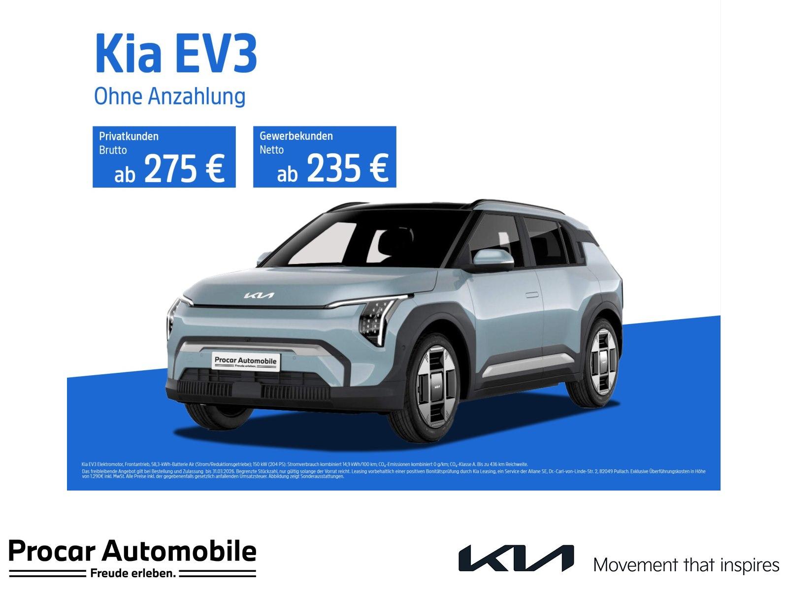 Kia EV3 | Innovation Unterwegs | frei konfigurierbar