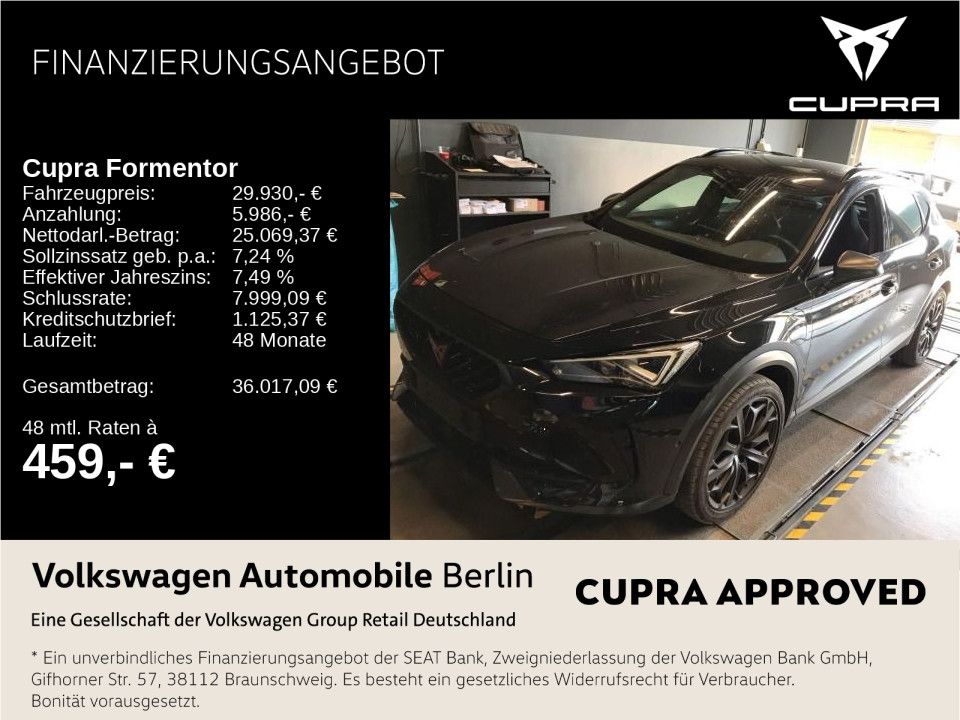 Cupra Formentor VZ 1.4 e-HYBRID DSG Navi LED SHZ PDC