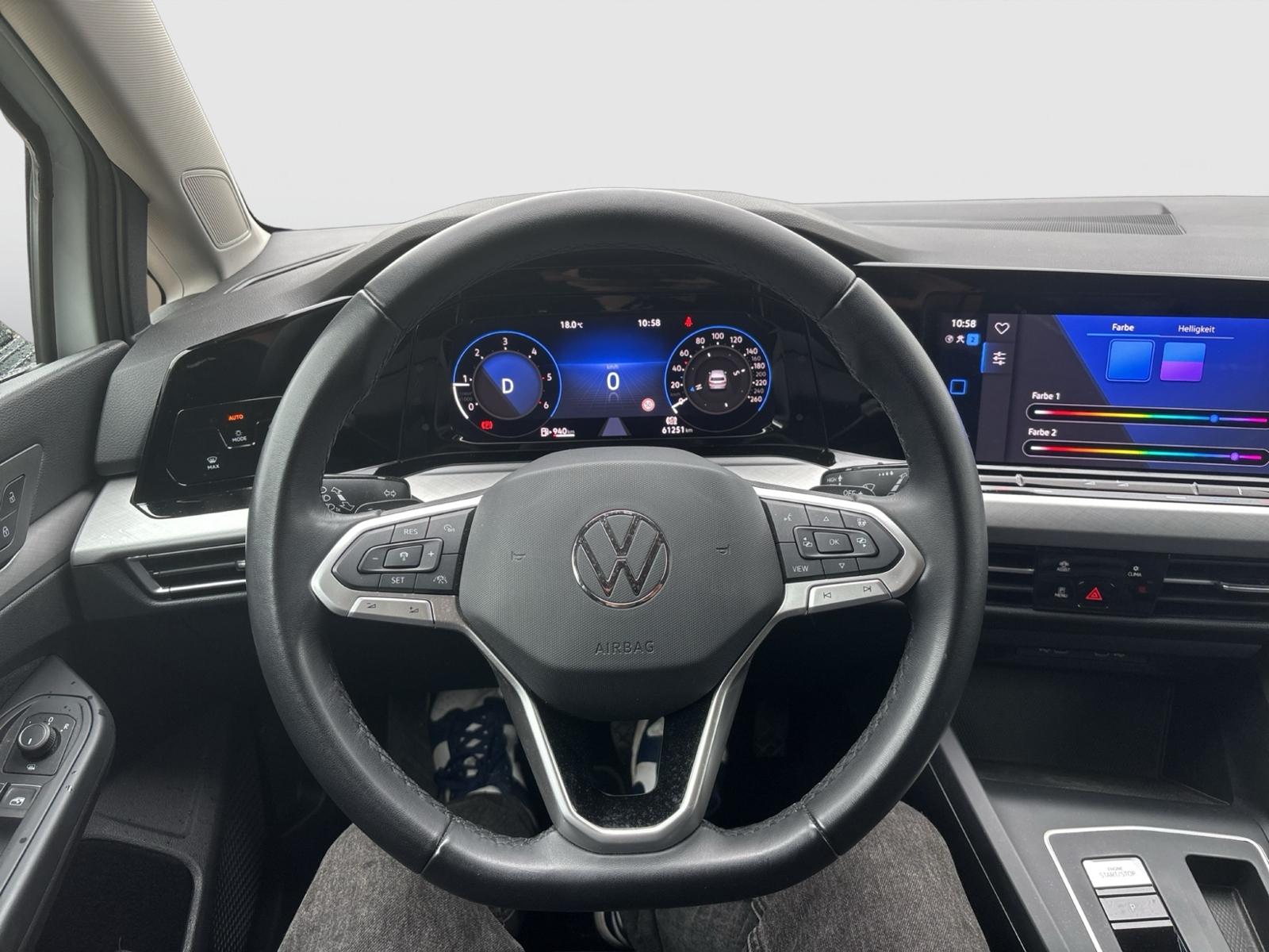 Volkswagen Golf VIII 2.0 TDI Life DSG KLIMA, NAVI, LED, RÜC, миниатюра 23