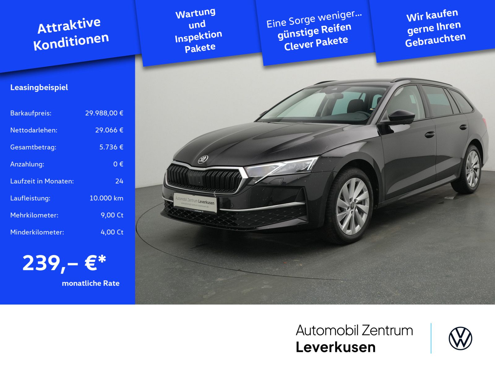 Skoda Octavia Selection DSG NAVI VIRT KAM 360° LEDER