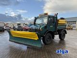 Unimog U 1400 4x4, Winterdienst, Schneeschild, Streuer - Unimog U140