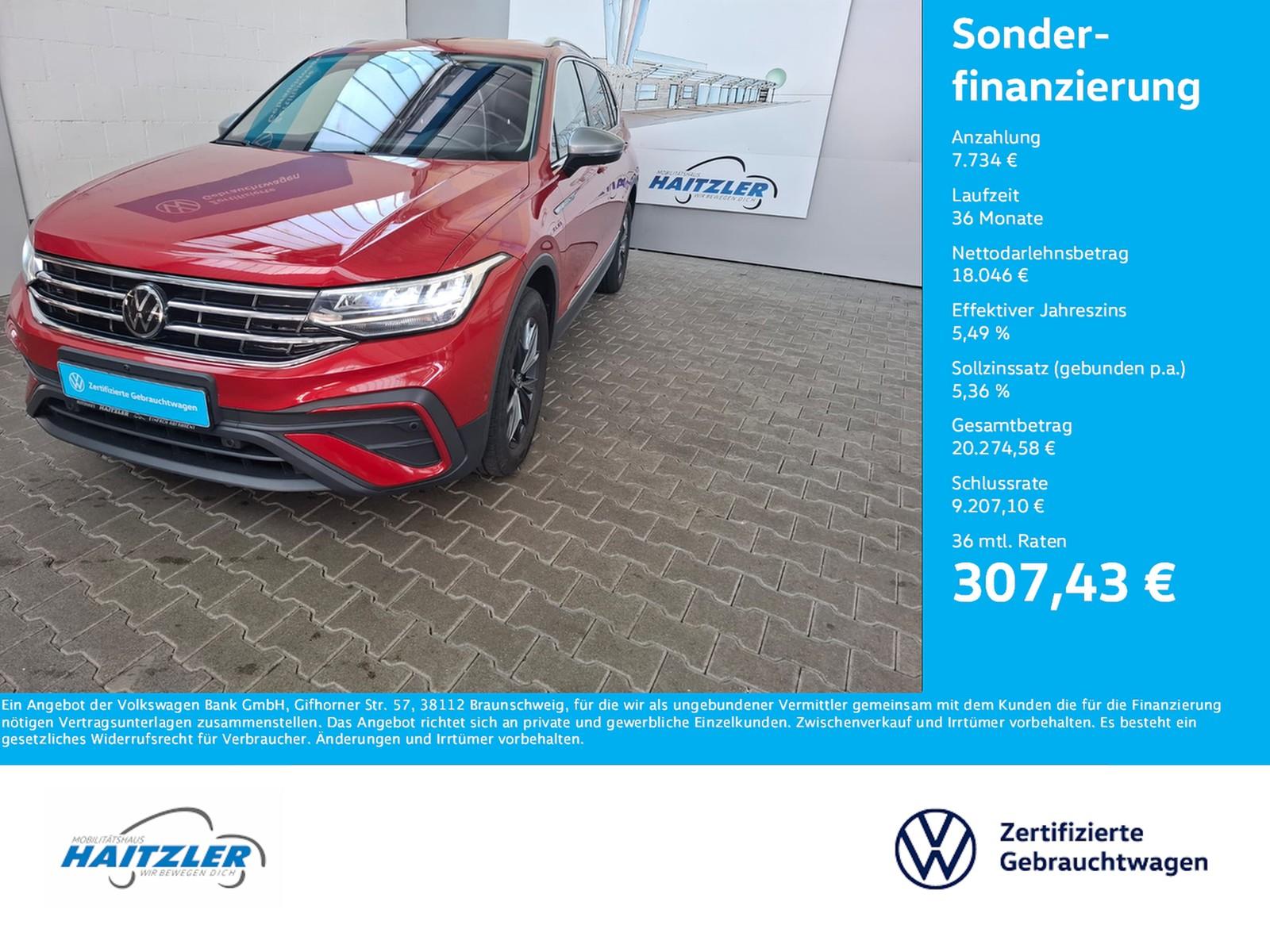 Volkswagen Tiguan Allsp. Life 1.5 TSI +ACC+LED+AreaView+AHK