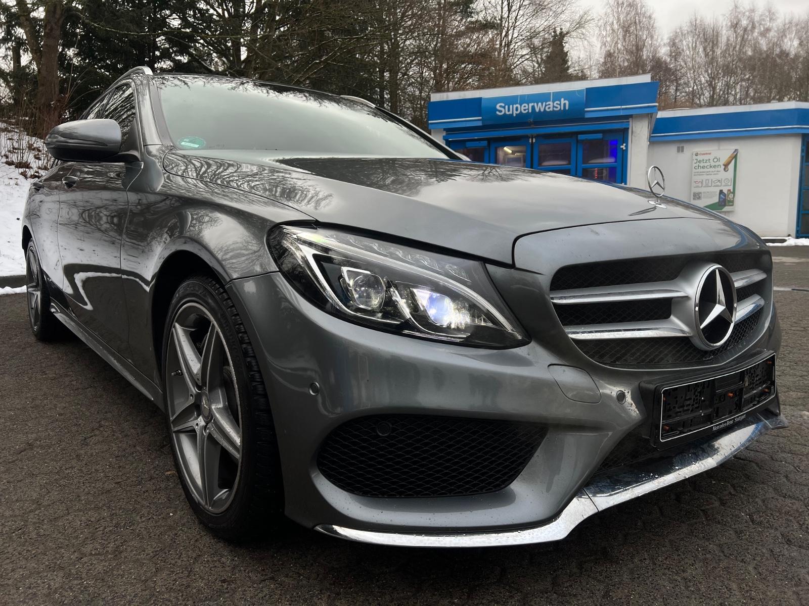 Mercedes-Benz C 250d 4M AMG 9G*LED*COMAND*PTS*AHK*FLA*VZE*AMB*