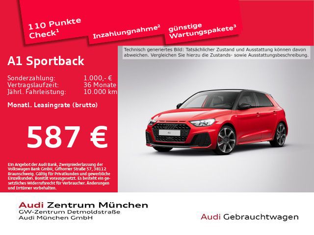Audi A1 Sportback 40 TFSI S tronic 2x S line Navi+/Vi