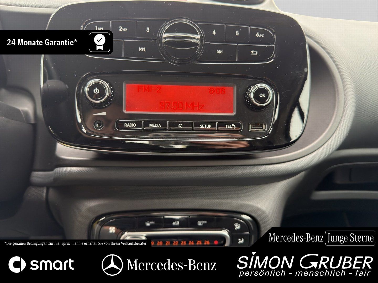 Fahrzeugabbildung Smart Smart fortwo EQ Klima Radio 22 KW Lader