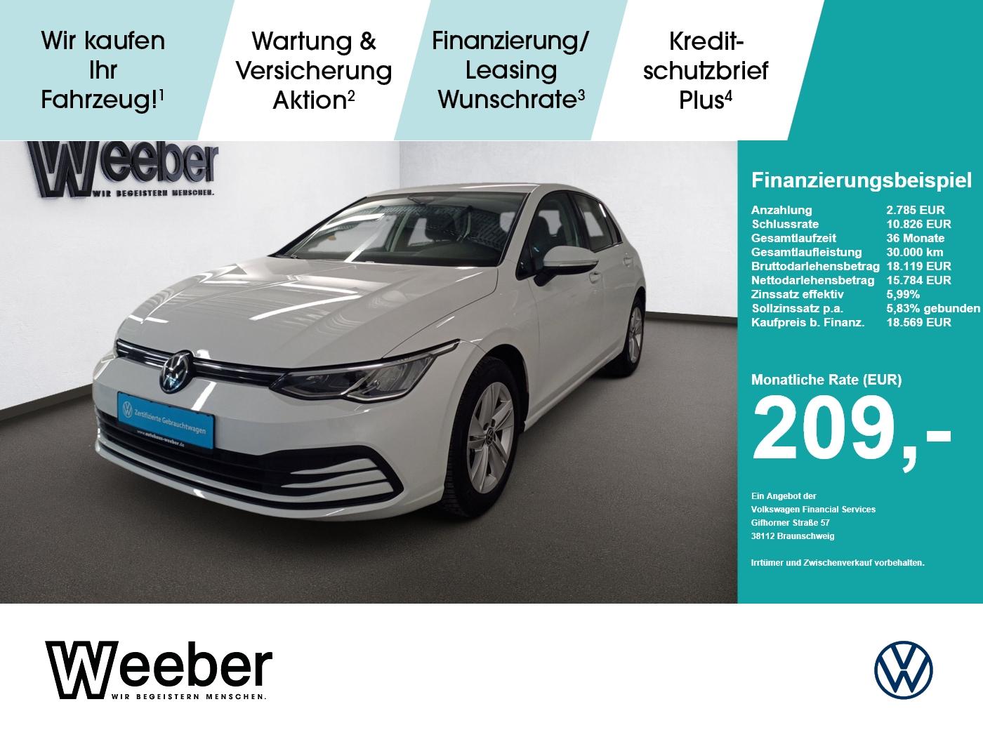 Volkswagen Golf Life *NAVI*PDC*LED*16 LM*SHZ*APP CONNECT*, миниатюра 19