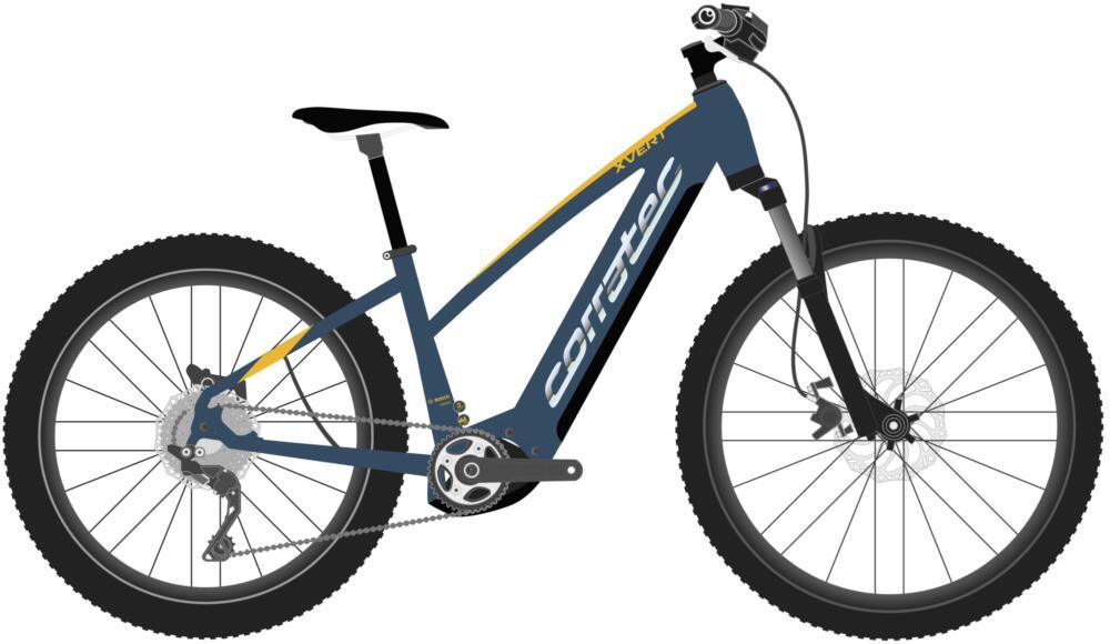 Corratec E-Power X Vert Race Trapez 29" / 27,5" 39cm