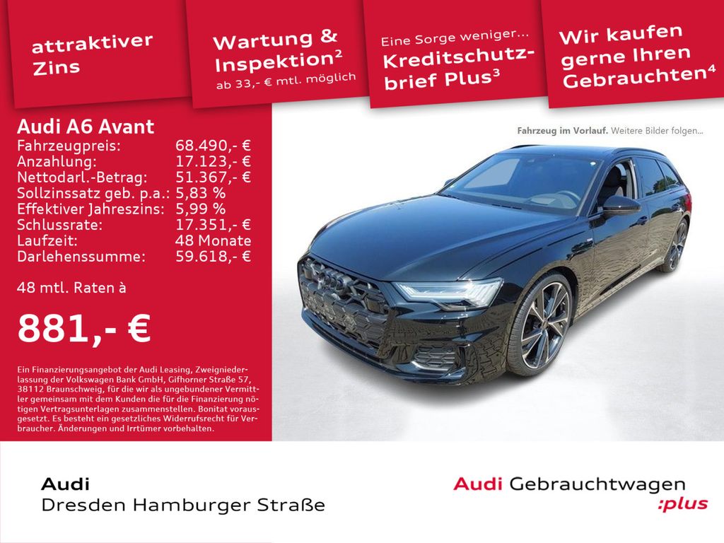 Audi A6 Avant Design S line 55 TFSI quattro 250(340)