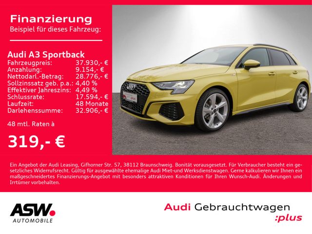 Audi A3 Sportback Sline 30TDI Stronic Navi LED AHK AC