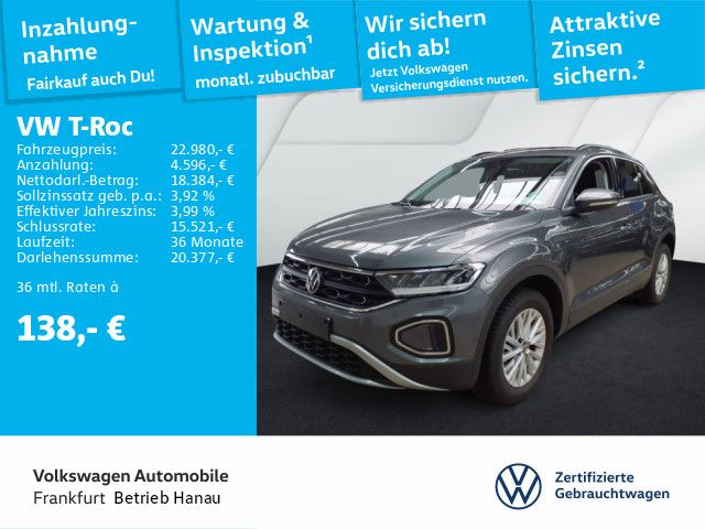 Volkswagen T-Roc 1.0 TSI Life LED DAB MirrorLink VirtualCoc