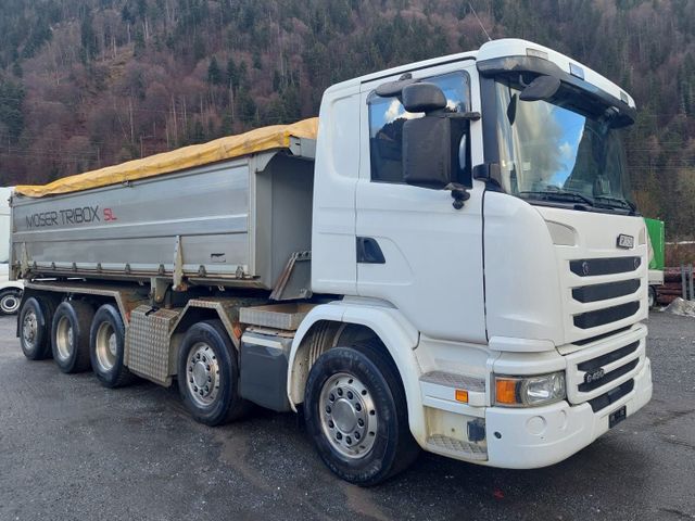 Scania G490 10x4, E6, Moser Kipper